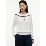 Tommy Hilfiger Beyaz Kadın Kazak WW0WW50092Z00 - Sarı