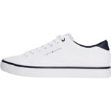 Tommy Hilfiger Beyaz - Lacivert Sneaker TH HI VULC CORE LOW LEATHER, 43, 5003297783, Beyaz - Lacivert, Erkek
