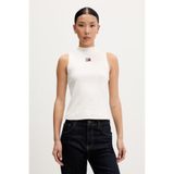 Tommy Hilfiger BEYAZ LOGOLU KADIN ASKILI BLUZ