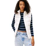 Tommy Hilfiger Beyaz Yelek, L, DW0DW21622, Ecru, Kadın