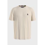 Tommy Hilfiger Bisiklet Yaka % 100 Pamuk Regular Fit Erkek T-Shirt MW0MW33987 Aef - Bej