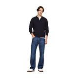 Tommy Hilfiger Bisiklet Yaka Normal Erkek Kazak Mw0Mw36519Dw5, Mavi, S