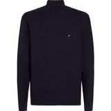 Tommy Hilfiger Bisiklet Yaka Normal Mavi Erkek Kazak MW0MW36526DW5 - XL