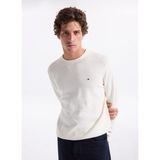 Tommy Hilfiger Bisiklet Yaka Normal Sarı Erkek Kazak MW0MW28046Z00_PIMA Org Ctn Cashmere - XL