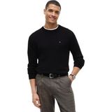 Tommy Hilfiger Bisiklet Yaka Saç Örgüsü Pamuklu Triko Kazak, XL, TYCFF83AD16B79D60DD9EBD00, Triple Black, Erkek