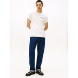 Tommy Hilfiger Bisiklet Yaka Sarı Erkek T-Shirt MW0MW40008Z00_HILFIGER Herald Back