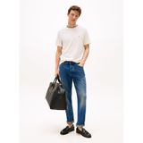 Tommy Hilfiger Bisiklet Yaka Sarı T-Shirt, S, TOM 3580, Krem, Erkek