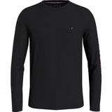 Tommy Hilfiger Bisiklet Yaka Siyah Erkek T-Shirt MW0MW09096BDS - XL