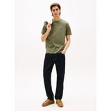 Tommy Hilfiger Bisiklet Yaka Yeşil Erkek T-Shirt MW0MW37508PLI_LIGHT Interlock Tee
