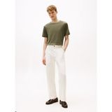 Tommy Hilfiger Bisiklet Yaka Yeşil Erkek T-Shirt MW0MW39368PLI_COTTON Modal Tee - XL