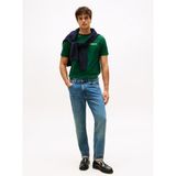 Tommy Hilfiger Bisiklet Yaka Yeşil Erkek T-Shirt MW0MW40008L6K_HILFIGER Herald Back