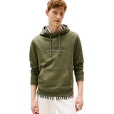 Tommy Hilfiger BRAND LOVE HILFIGER HOODIE Sweatshirt, M, MW0MW40534, Yeşil, erkek