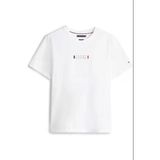 Tommy Hilfiger Brand Love Small Center Tee Erkek Beyaz T-Shirt - Mw0mw41453