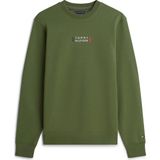 Tommy Hilfiger Brand Love Sweatshırt Erkek Yeşil Sweatshirt - MW0MW41428