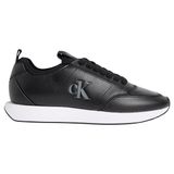 Tommy Hilfiger Calvin Klein Retro Runnr Sock Patch Lth Sneaker - Siyah