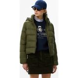 Tommy Hilfiger Casual Down Kadın Yeşil Mont - Msh-Yeşil