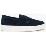 Tommy Hilfiger Casual Suede Stıtch Toe Hybrıd Erkek Mavi Günlük Ayakkabı - FM0FM05707
