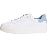 Tommy Hilfiger Chic Cupsole Platform Topuklu Sneaker, 37, FW0FW09021, Beyaz, Kadın