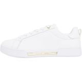 TOMMY HILFIGER CHIQUE COURT SNEAKER Kadın Spor Ayakkabı, White, 41