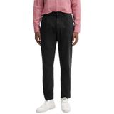 Tommy Hilfiger Çift Pilili Rahat Konik Kesim Pantolon, 33/30, DM0DM21705, Triple Black, Erkek