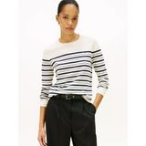 Tommy Hilfiger Co Jersey Fıne Gg Ls C-Nk Swt Kadın Siyah Kazak - Ww0ww44984