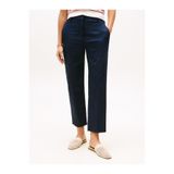 Tommy Hilfiger CO SLIM STRAIGHT CHINO Kadın Mavi Pantolon - WW0WW40504