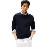 Tommy Hilfiger core essential cotton crew neck Erkek Kazak desert sky M