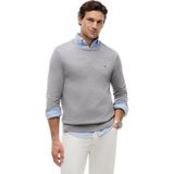 Tommy Hilfiger core essential cotton crew neck Erkek Kazak medium grey heather XXL