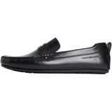 Tommy Hilfiger Core Hilfiger Leather Driver Fm0fm05790 erkek sürücü ayakkabısı, Siyah, 40 EU
