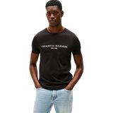 Tommy Hilfiger core tommy logo tee Erkek T-shirt jet black XL