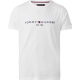 Tommy Hilfiger Core Tommy Logo Tee Erkek T-Shirt Kısa Kol Günlük Beyaz Renk