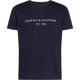 Tommy Hilfiger Core Tommy Logo Tee Erkek T-Shirt - Lacivert - 2XL