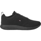 Tommy Hilfiger Corporate Knit Rib Runner Ayakkabı - Siyah