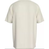 Tommy Hilfiger Crew Neck Slub Tee Erkek Beyaz T-shirt - Um0um03527