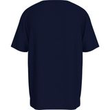 Tommy Hilfiger Crew Neck Slub Tee Erkek Mavi T-Shirt - UM0UM03527 - XL