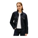 Tommy Hilfiger Denim Ceket, 38, WW0WW49523, Lacivert, Kadın