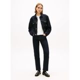 Tommy Hilfiger Denim Ceket, 40, WW0WW49523, Lacivert, Kadın