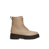 Tommy Hilfiger Deri Gri Kadın Bot FW0FW08160AEG, 37, 5003173637002