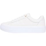 Tommy Hilfiger Deri Logolu Sneaker Ayakkabı Bayan AYAKKABI FW0FW09265 YBL