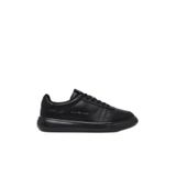 Tommy Hilfiger Deri Logolu Sneaker Ayakkabı Erkek Ayakkabi FM0FM05529 BDS, SİYAH, 43 EU, numeric_43