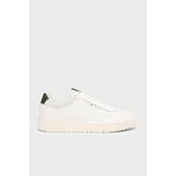 Tommy Hilfiger Deri Logolu Sneaker Ayakkabı Erkek Ayakkabı FM0FM05713 Ybl - Beyaz