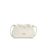 Tommy Hilfiger Deri Mini Omuz Çantası, Standart, AW0AW18375, BEIGE, Kadın