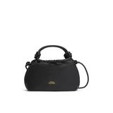 Tommy Hilfiger Deri Omuz Çantası, Standart, AW0AW18369, BLACK, Kadın
