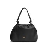 Tommy Hilfiger Deri Omuz Çantası, Standart, AW0AW18376, BLACK, Kadın