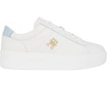 Tommy Hilfiger Deri Platform Sneaker Ayakkabı Bayan AYAKKABI FW0FW08464 0LH