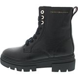 Tommy Hilfiger Deri Siyah Kadın Bot FW0FW08160BDS, 39, 5003173680004
