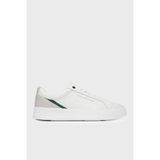 Tommy Hilfiger Deri Sneaker Ayakkabı Erkek Ayakkabı FM0FM05879 Ybl - Beyaz