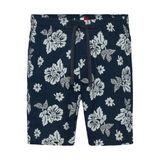 Tommy Hilfiger Desenli Plaj Şortu, S, DM0DM21947, Lacivert, Erkek
