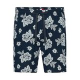 Tommy Hilfiger Desenli Plaj Şortu, XL, DM0DM21947, Lacivert, Erkek