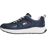 Tommy Hilfiger Detaylı Runner Sneaker, 43, EM0EM01621C1G, Dark Night Navy, Erkek